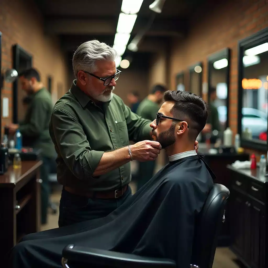 Razor Barbershop Interior